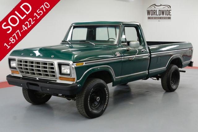 1978 FORD F-150 VINTAGE 4X4 V8 DUAL TANK PS PB AC