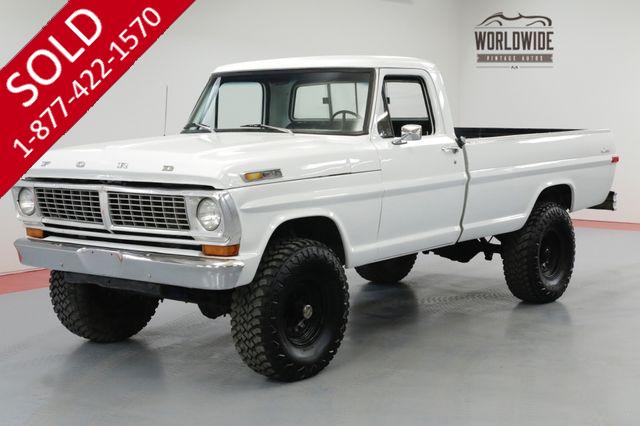 1970 FORD F-250 HIGHBOY. RESTORED 4X4 3K MILES