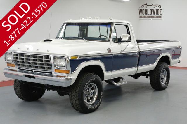 1978 FORD F-250  LARIAT RANGER 460V8 AUTOMATIC A/C 4X4 PS PB.