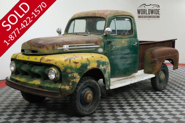 1952 FORD F100 MARMON HERRINGTON 4x4. V8. SHORTBED ULTRA RARE!