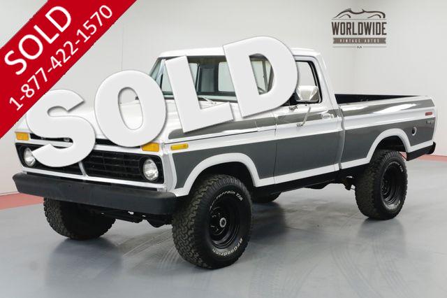 1975 FORD F100 RANGER PU 4X4 RESTORED W REBUILT 390 4 SPEED