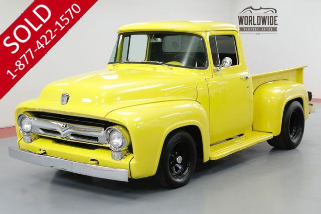 1956 FORD F100 CUSTOM HALF TON SHORT BOX FORD V8 AUTO TRANS