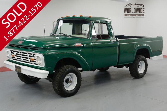 1964 FORD F100 SPECIAL ORDER RARE 292 V8 4x4! CA TRUCK