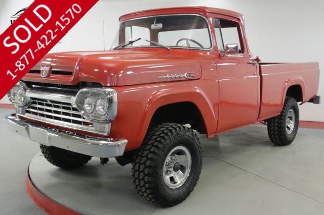 1960 FORD  F100 BIG WINDOW 4x4 352 V8 4 SPEED RARE TRUCK 