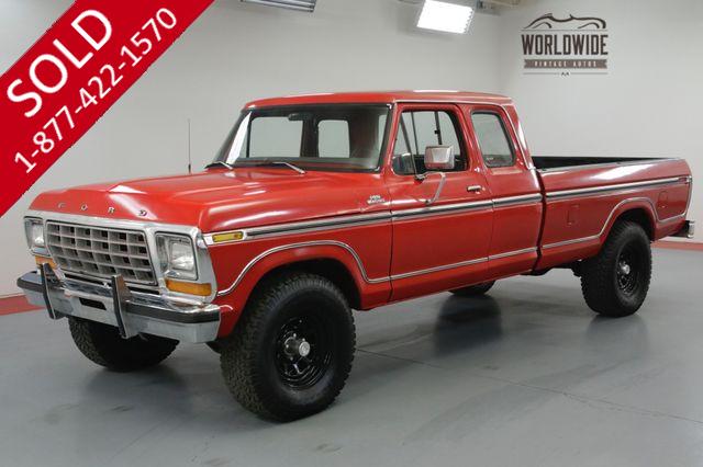 1978 FORD F150 EXTENDED CAB 4x4! RARE. RESTORED! V8! 