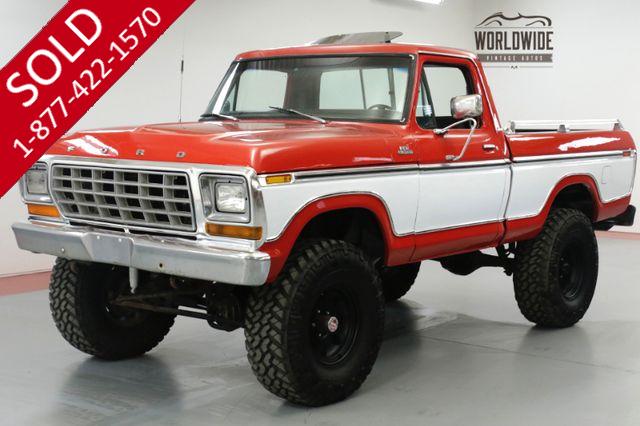 1978 FORD F150 CUSTOM. 4x4. SHORTBED. V8. LIFT. CHROME! 