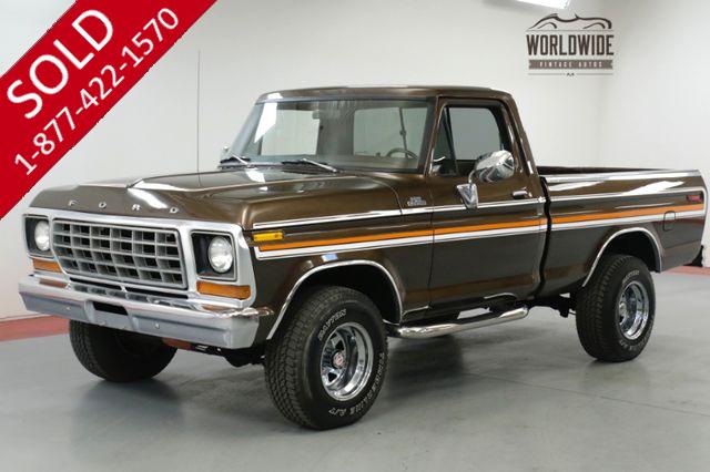 1978 FORD F150 RANGER 4x4 EXTENSIVE RESTORATION. PS PB AUTO 