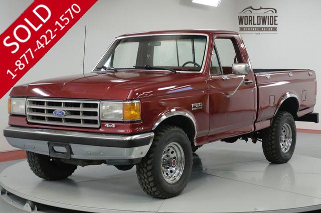 1988 FORD F150  XLT LARIAT 4x4. SHORTBED. RARE. LOW MILES (VIP) 