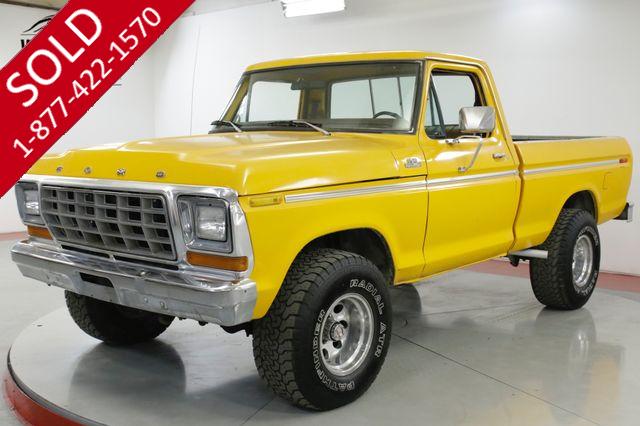 1978 FORD  F150 4x4 COLLECTOR SHORT BED TIME CAPSULE V8! AC