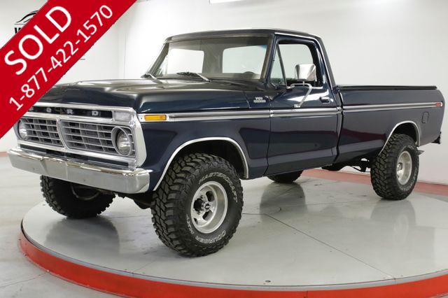 1977 FORD  F150 RESTORED 4x4 V8 PS PB CHROME 500 MILES