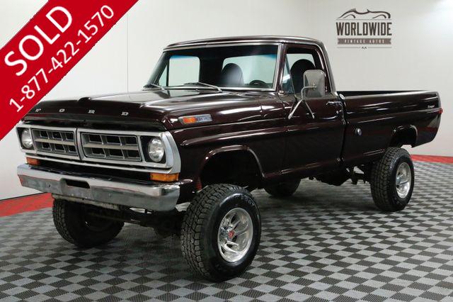 1972 FORD F250 RANGER HIGHBOY 4X4 LIFTED NEW 390V8