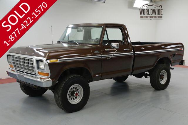 1977 FORD F250 FACTORY HIGHBOY. BRAND NEW 400 ENGINE. 