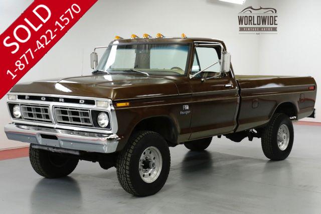 1975 FORD F250 HIGH BOY FRAME OFF RESTORED 4x4 V8 COLLECTOR