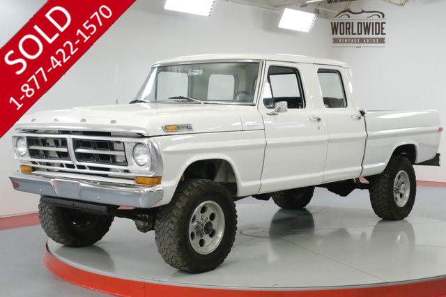 1971 FORD  F250  CREW CAB. FRAME OFF RESTORED. 351. AUTO. 4x4 