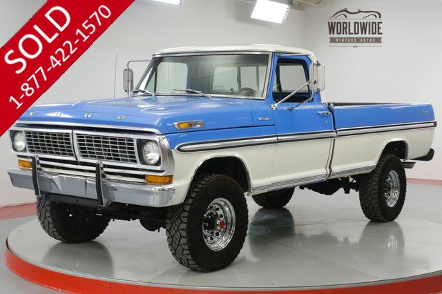 1970 FORD  F250 HIGH BOY 4x4. RARE COLLECTOR TRUCK. 42K