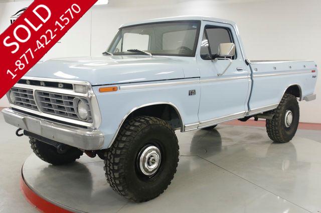 1973 FORD  F250  HIGHBOY RESTORED V8 4x4 PS PB LOW MILES