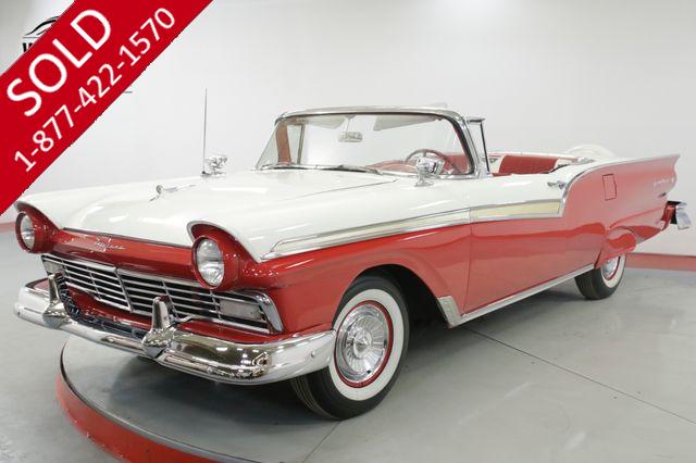 1957 FORD FAIRLANE RARE. MADE 3 YEARS RETRACTABLE TOP RESTORED