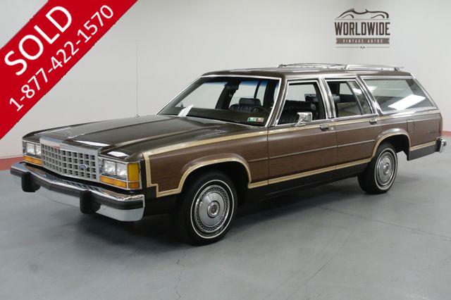 1985 FORD LTD COUNTRY SQUIRE WAGON. 33K ORIGINAL MILES!