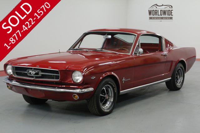 1965 FORD MUSTANG FASTBACK 289V8. 4-SPEED. GREAT COLOR COMBO! MUST SEE! 