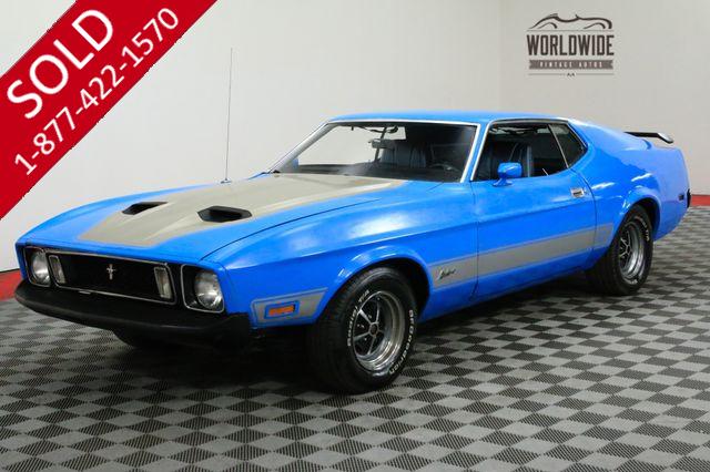 1973 FORD MUSTANG MACH 1 FACTORY 302V8! 4-SPEED MANUAL.