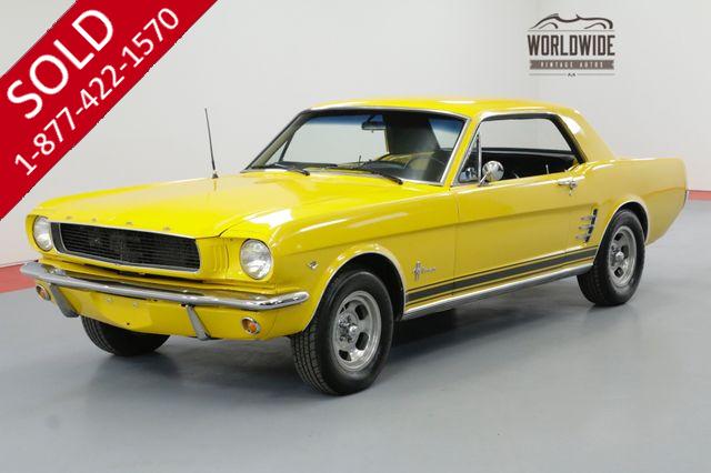 1966 FORD MUSTANG RESTORED 4-SPEED 302V8 DISC