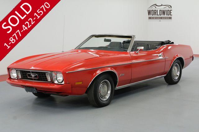 1973 FORD MUSTANG RARE CONVERTIBLE 351 V8 NEW PAINT MUST SEE