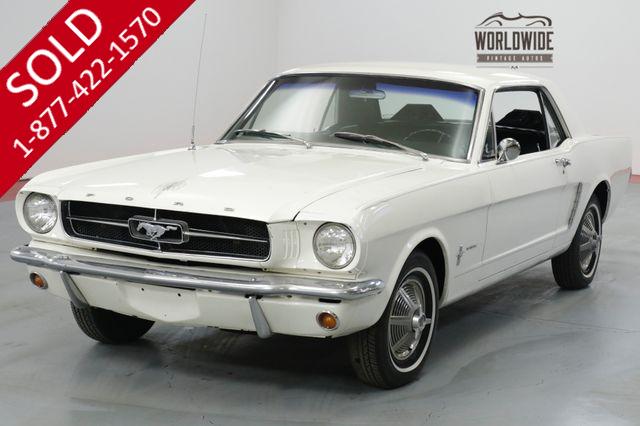 1965 FORD MUSTANG WIMBLEDON WHITE. 