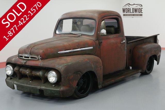 1953 FORD PICKUP RAT ROD. AUTO. PS. PB. DISC. CUSTOM WHEELS.