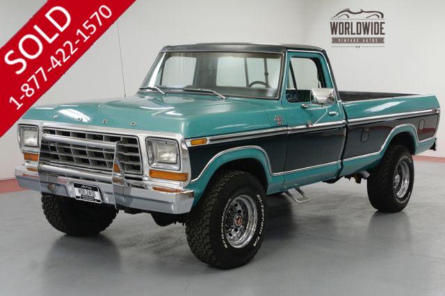 1978 FORD Ranger F250 XLT 460V8! C6 AUTOMATIC. A/C! POWER WINDOWS.