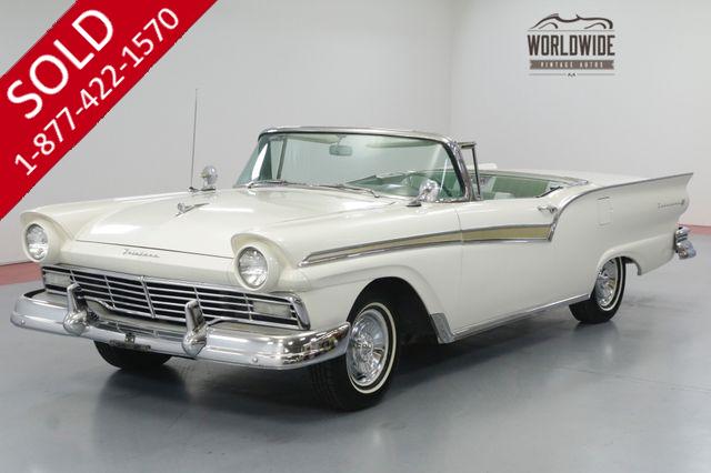 1957 FORD SKYLINER RETRACTABLE! V8! 45 YEAR OWNER! ORIGINAL!