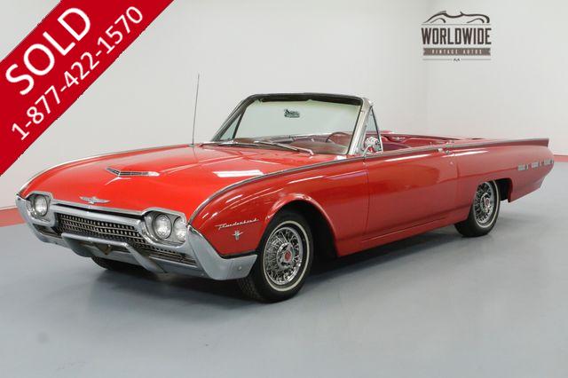 1962 FORD THUNDERBIRD CONVERTIBLE ROADSTER 390V8 AUTO POWER TOP