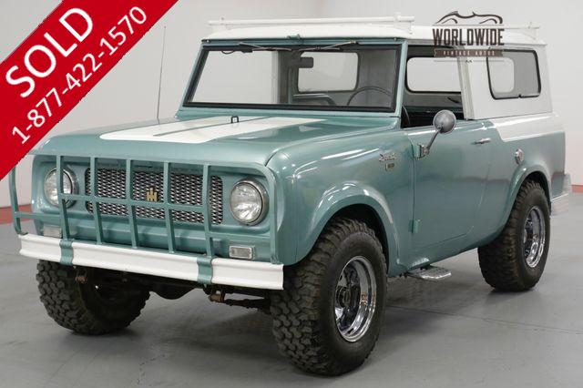 1961 INTERNATIONAL SCOUT 80  RESTORED. RARE 4X4. REMOVABLE HARDTOP. (VIP)