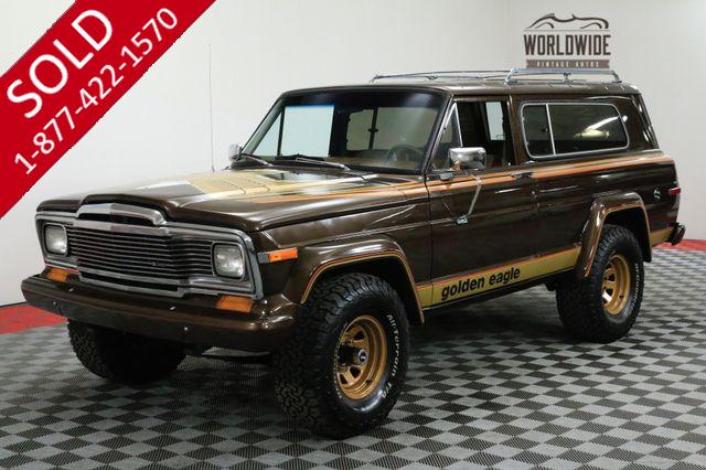 1979 JEEP CHEROKEE GOLDEN EAGLE LS MOTOR FRAME OFF RESTO