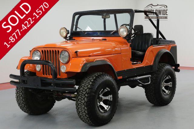 1974 JEEP CJ5  V8! CUSTOM 4X4. LIFT OFF ROAD 1700 MILES