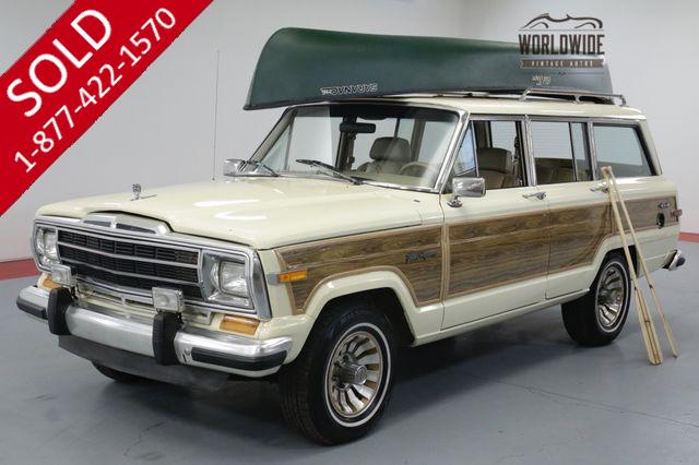 1989 JEEP GRAND WAGONEER 83K ORIGINAL MILES. TIME CAPSULE. MUST SEE!