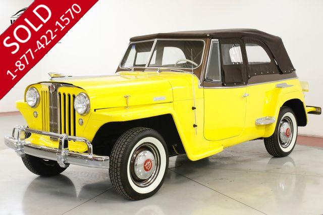 1949 JEEP JEEPSTER FRAME OFF RESTORATION LOTS OF CHROME 