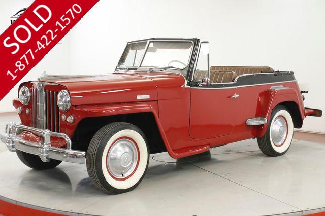 1949 JEEP JEEPSTER  WILLYS OVERLAND RARE 61K MILES HURRICANE 6 