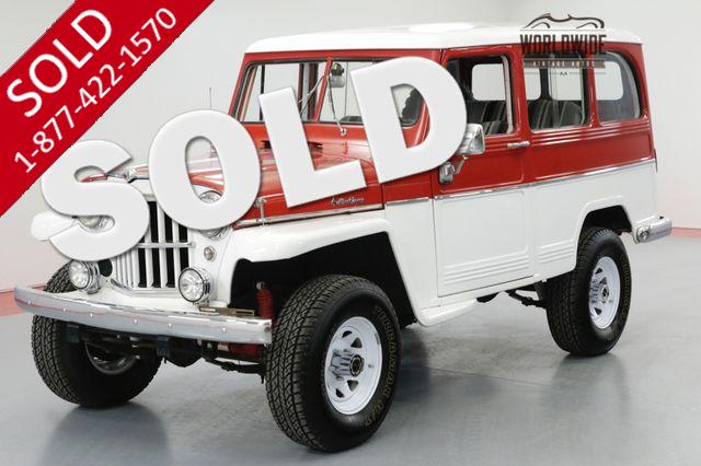 1961 JEEP WILLYS WAGON RESTORED RARE WAGON 4X4 SUPER HURRICANE