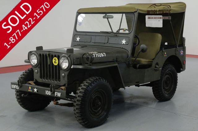 1952 JEEP WILLYS CJ3A. M38 MILITARY.