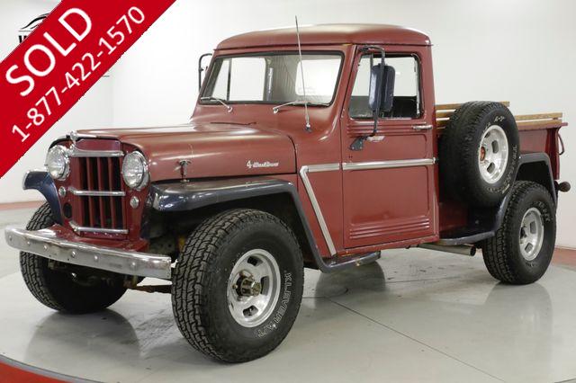 1963 JEEP  WILLYS  RARE 4x4 V8 CHROME COLLECTOR MUST SEE