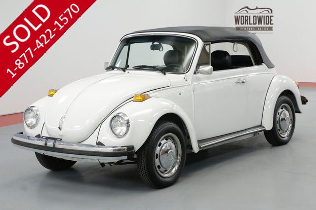 1978 VOLKSWAGEN BUG CONVERTIBLE 10K MILES LATE PRODUCTION