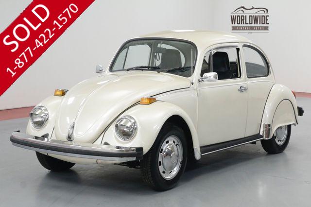 1973 VOLKSWAGON BEETLE BUG. NICE! HARDTOP, 4 SPEED, FENDER SKIRTS.