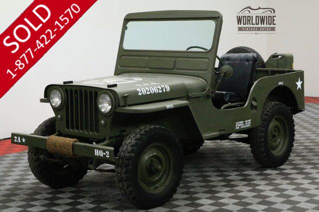 1948 WILLYS CJ2A RESTORED 4X4 COLLECTOR MILITARY