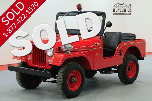 1962 WILLYS CJ5  FIRE CHIEF RARE COLLECTABLE